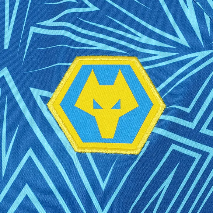 Wolverhampton Wanderers Fan Shop | 2025-26 3rd Pre Match T-Shirt – Womens – Blue Collection Official Wolves Fan Gear